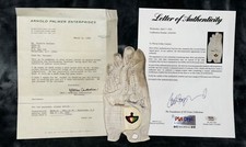 Signed ARNOLD PALMER Game Used Golf Glove Autographed Arnies Secretary LOA + PSA