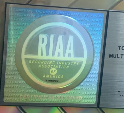 Britney Spears Original RIAA Multi Platinum Award Baby One More