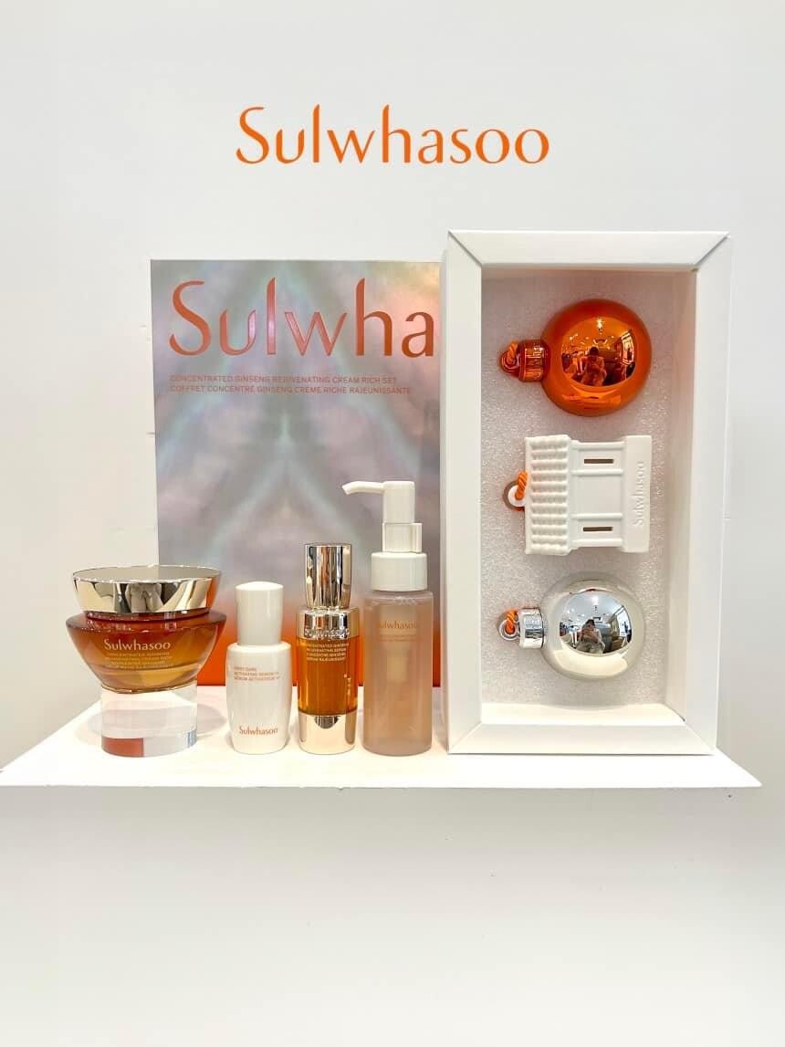New Sulwhasoo Concentrated Ginseng Rejuvenating Cream Rich Set K