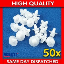 50X PLASTIC CLIPS FOR VAUXHALL VIVARO SIDE MOULDING LOWER PROTECTION DOOR TRIM
