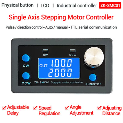 ZK-SMC01 Schrittmotortreiber und Controller DC 5-30V Reverse Pulse Speed Control