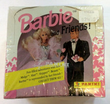 Barbie And Friends Panini 1992 Factory Sealed Box  198 cards 15 sticker set