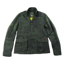 G Star Jacket Blazer Men Large Green Raw Cargo Line Norris Palm Utility Field