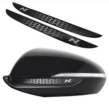 Spiegelstreifen Set Grau Performance Folie Aufkleber Zubehör Tuning DS013