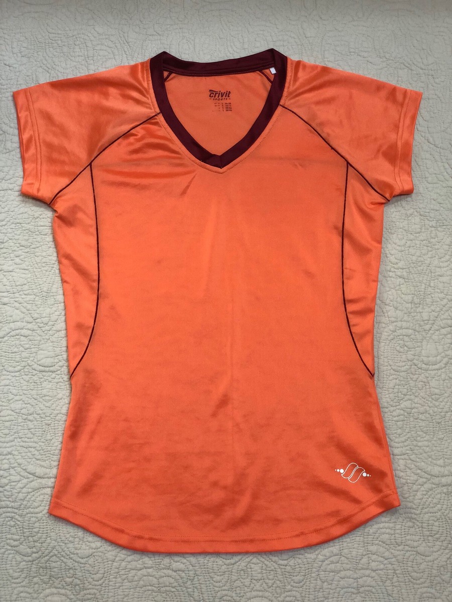Women's T-Shirt purple/Orange Crivit Sports Size S