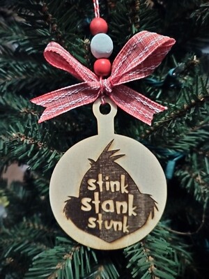 How The Grinch Stole Christmas Ornament Stink Stank Stunk Tier Tray Decor