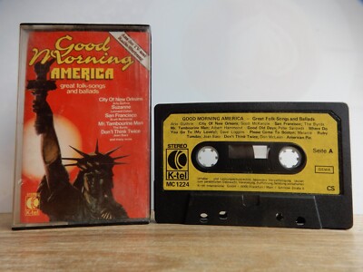 GOOD MORNING AMERICA MELANIE COHEN BAEZ BYRDS McLEAN KASSETTE MC TAPE 1979 K-TEL