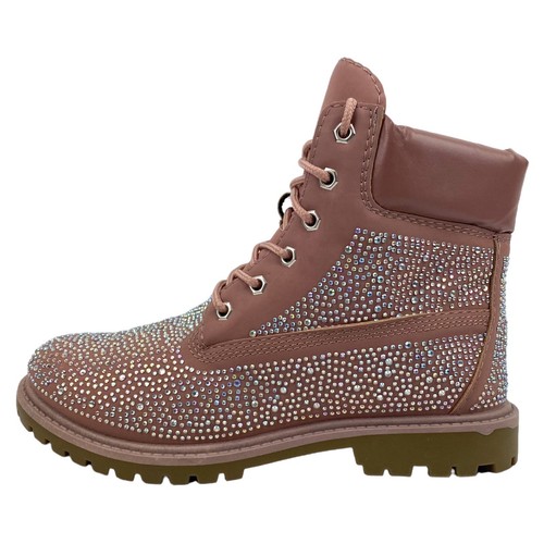 Bamboo Ignition Women's Pink Rhinestone 