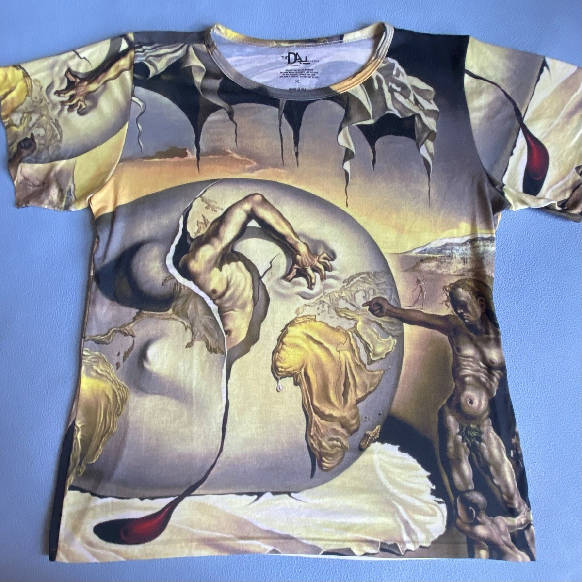 SALVADOR DALI Licensed All Over Print Art Museum T-Shirt