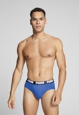 PUMA Briefs Mens Cotton Stretch Sports Multipack Underwear Undies (2 PACK)