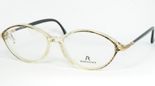 Vintage RODENSTOCK R8115 F CLEAR /GOLD BLACK EYEGLASSES GLASSES 8115 55-15-140mm