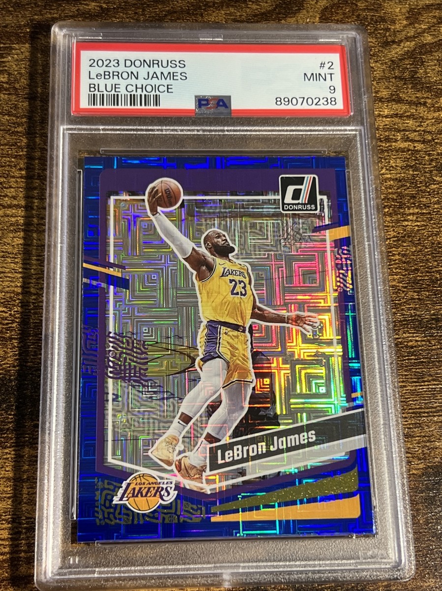 2023-24 Donruss Choice LeBron James BLUE CHOICE /49 PSA 9 MINT #2  