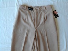 Vintage NWT KAREN HART petites Sz 8 Dress Pants Ivory Beige Career