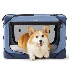 Lesure Collapsible Dog Crate - Portable Dog Travel Crate Kennel for Larg Dog...