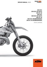 KTM Service Workshop Shop Repair Manual Book 2023 250 XC‑W US