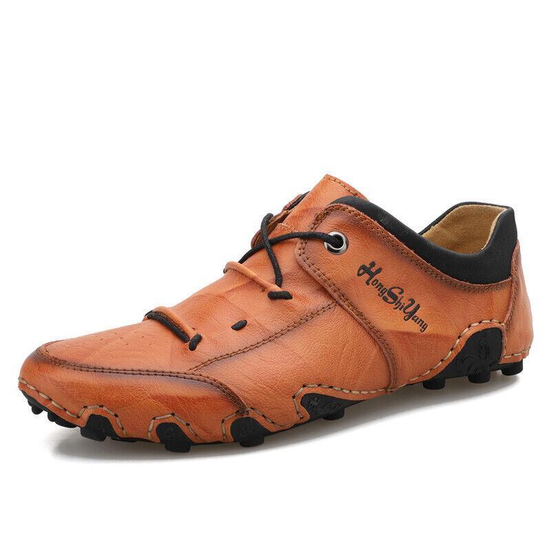 SALOMON Scarpe da uomo vintage in pelle mocassini casual driver scarpe morbide sneakers da passeggio