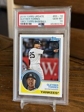 1983 Gleyber Torres Variation RC PSA 10 Yankees Rookie World Series 83-16