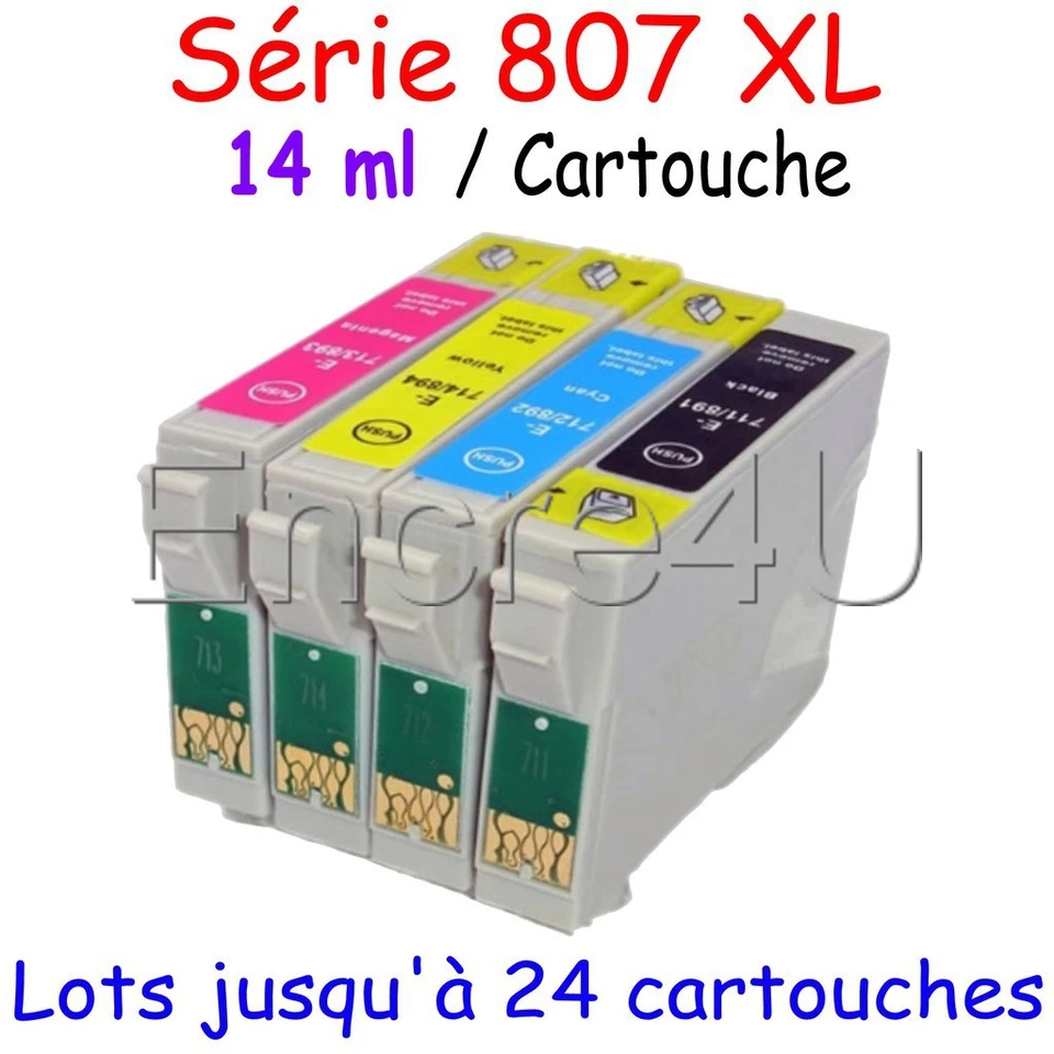 ENCRE4U Epson Stylus Photo RX560 - Pack de cartouches XL compatibles Colibri (non-OEM)