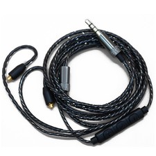 3.5mm OFC Vol Control MMCX Audio Cable For Shure se215/se425/se535/se846/ue900 A