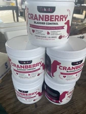 Tekola Cranberry Bladder Control Supplement For Dogs, 160 soft chews, Exp 01/26