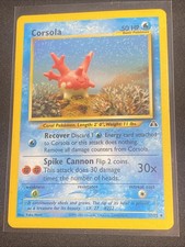 2001 Pokémon Neo Discovery Corsola 37/75 Uncommon NM TCG Card on eBay