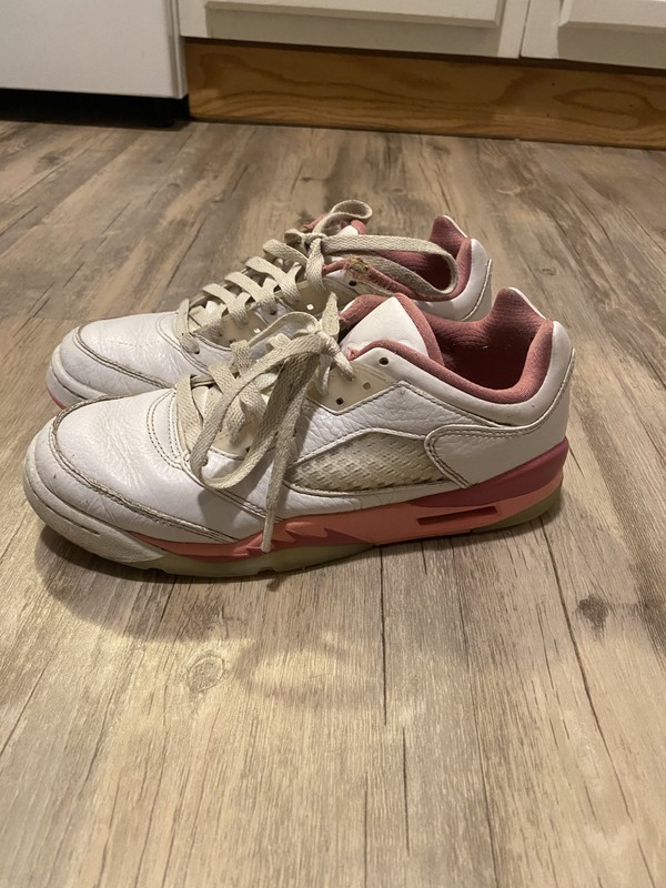 Nike Girls Air Jordan 5.5 Retro Low Shoes CD4 Crafted For Her pink sneakers Kids