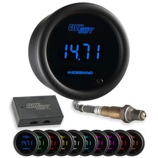 Glowshift Digital Wideband Air Fuel Ratio Gauge Kit W O2 Sensor 10 Color