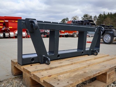 Fork carrier with 4 bolts for bale tines pallet fork euro holder front loader