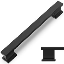 10 Pack 5 Inch 128mm Matte Black Cabinet Handles Black Kitchen Cabinet Pulls...