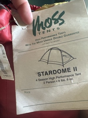 VTG Moss Tents Stardome 2 Camping Rain Fly EUC 2 Person High