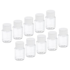 18pcs 80ml 2.7 Oz Wide Mouth Reagent Storage Bottle Plastic Sample Containers
