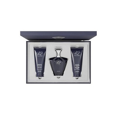 Afnan Men's Turathi Blue 3pcs EDP Gift Set Fragrances 6290171074274