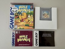 Mole Mania Nintendo Gameboy  CIB Complete Box Manual Excellent Condition