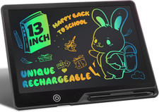 13 Inch LCD Writing Tablet for Kids, Rechargeable Doodle Board, Kid Drawing Pad