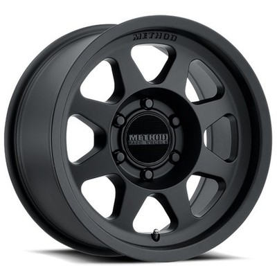 17x8.5 Method Wheels 701 Matte Black Off-Road Rims (4pcs)