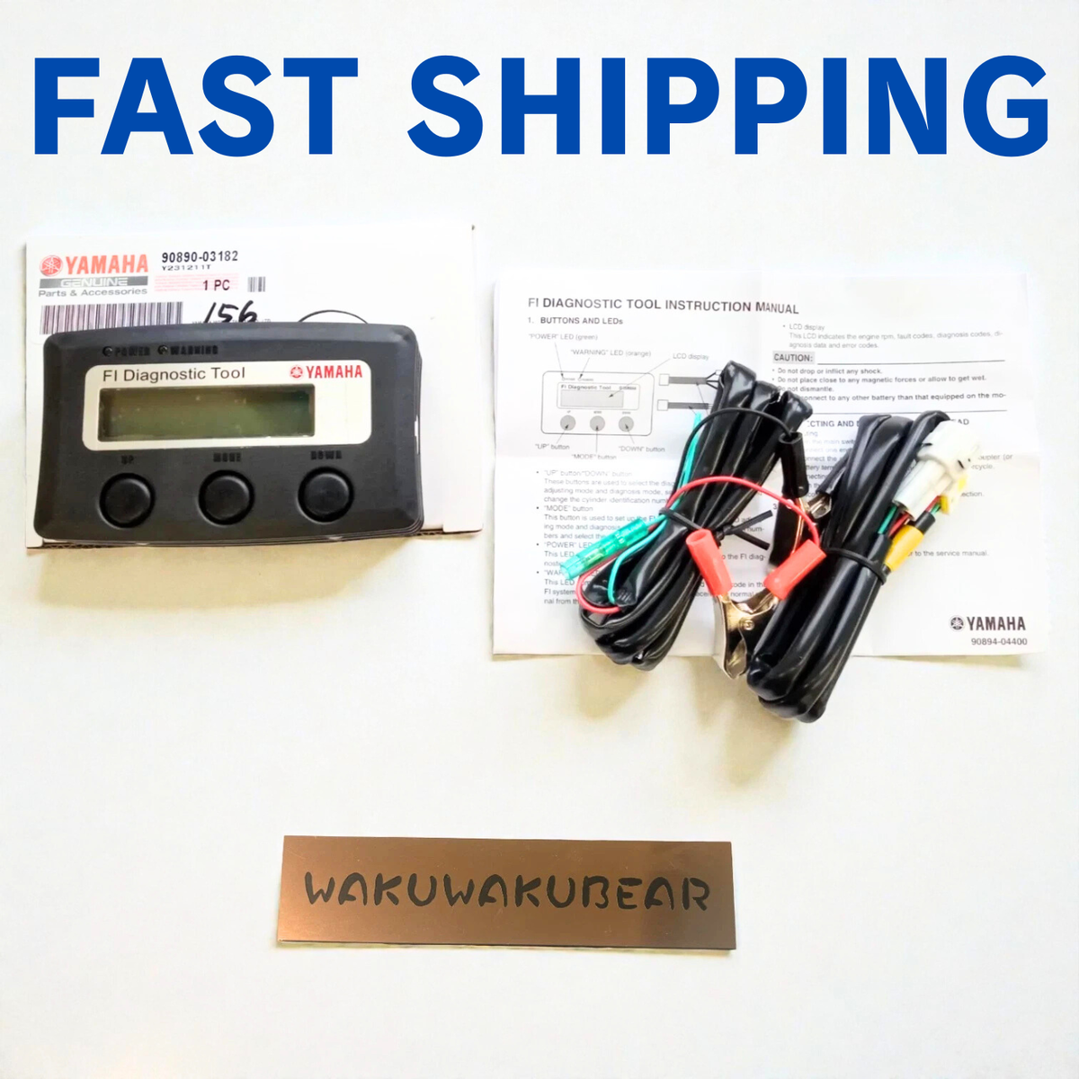 Yamaha Genuine FI Diagnostic Tool 90890-03182 OEM Fuel Injection