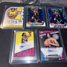 BRICE SENSABAUGH ROOKIE BASKETBALL CARDS - LOT OF 5. Autos, patch, numbered 