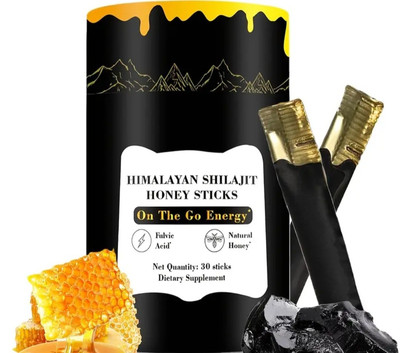 Better Alt Pure Himalayan Shilajit Sticks with Organic Honey, Natural Sweetner
