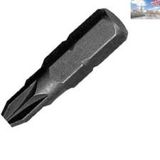 10-Pack PZ2 Pozidriv Chrome Vanadium Screwdriver Bits - 25mm, Durable & Reliable