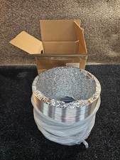 Non-Insulated Flex Air Aluminum Dryer Vent Hose HVAC Ducting 14" x 25' Silver