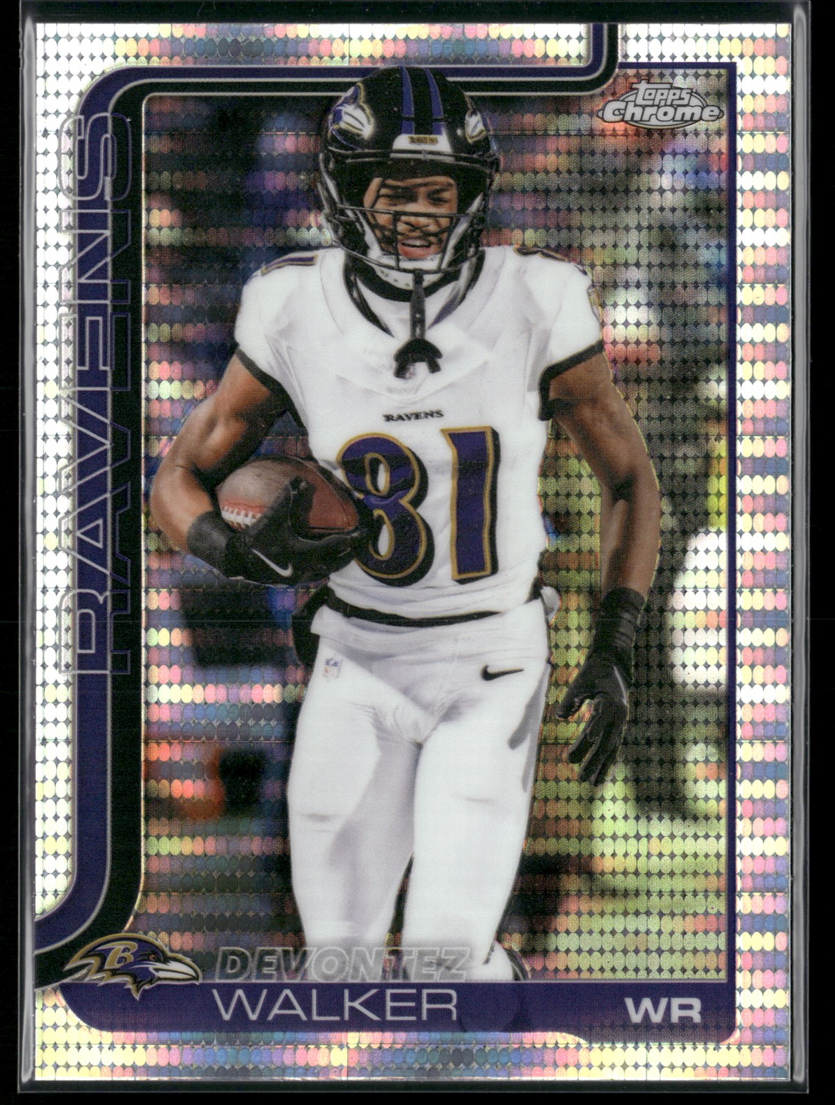 2025 Topps Chrome #26 Devontez Walker Pulsar Refractor