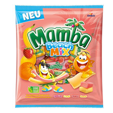 Mamba Beach Mix – 160 g Fruchtige Kaubonbons Mix Einzeln Verpackt