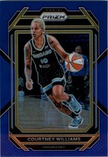 2023 Panini Prizm WNBA Prizms Blue #19 Courtney Williams /175 - BSK