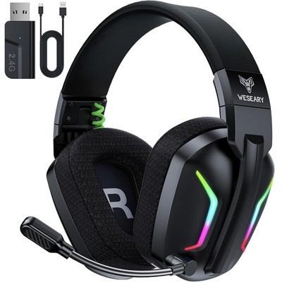WESEARY WG1 Bluetooth Headset 2,4G Wireless Gaming Headset mit Mikrofon für PS5