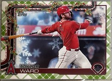 2025 Topps Holiday - Green Plaid SP - #H134 Taylor Ward