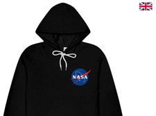 NASA Hoodie Pocket Logo Print Unisex Bella Canvas Soft Fleece Space Gift hoodie