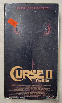 Curse II The Bite VHS Horror Sci-Fi Movie 1989 Cult RARE OOP HTF SEALED