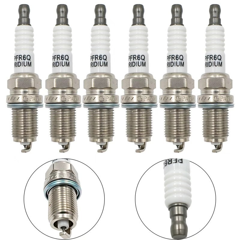 6 Spark Plugs for Lexus RX300 RX400h Toyota Highlander Sienna 9908 9091901211