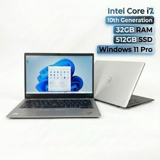 Top Brand Intel Core i7 Laptop 32GB RAM 512GB SSD Windows 11 Pro