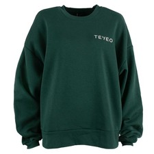 TEVEO Damen Oversize Sweatshirt Signature Ove...